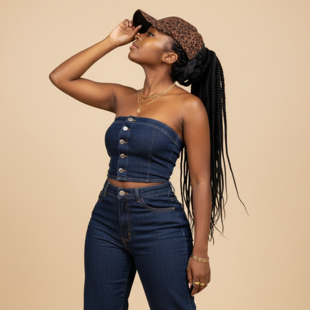 Animal Print Curl Cap