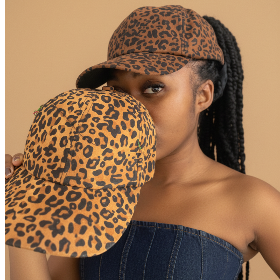 Animal Print Curl Cap